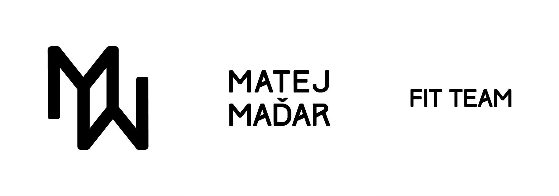 Fitness tréner - dizajn loga, Matej Maďar