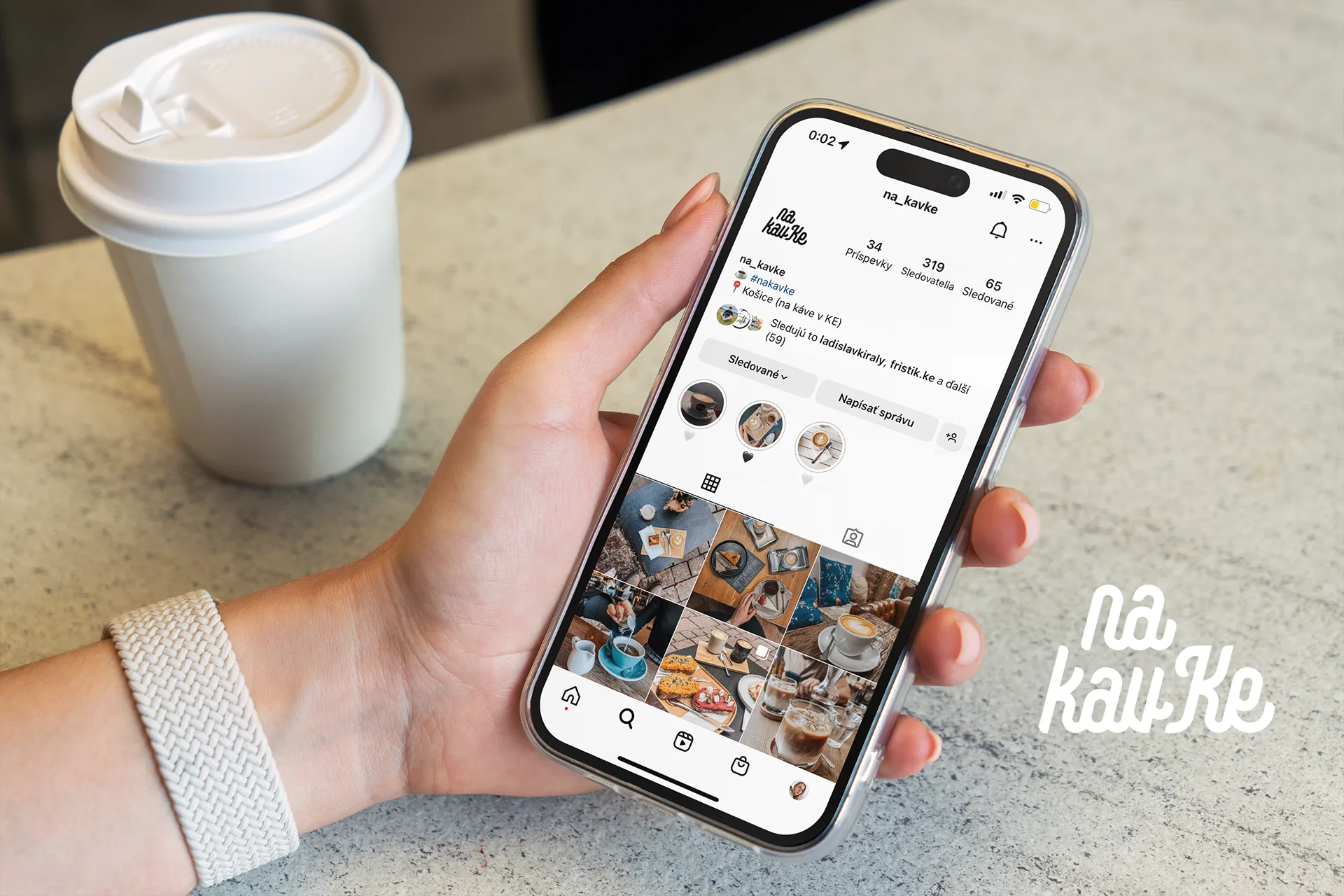 Instagramový profil, návrh vizuálu na sociálne siete